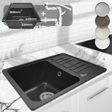 Aquamarin Spoelbak - Wasbak - Graniet - Keuken beschikbaar voor biedingen