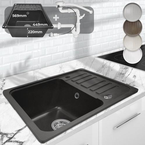 Aquamarin Spoelbak - Wasbak - Graniet - Keuken, Huis en Inrichting, Overige Huis en Inrichting, Verzenden