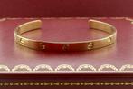 Cartier LOVE Bracelet Open Cuff 18 Karaat Geelgoud Maat 20, Sieraden, Tassen en Uiterlijk, Armbanden, Goud, Goud, Ophalen of Verzenden