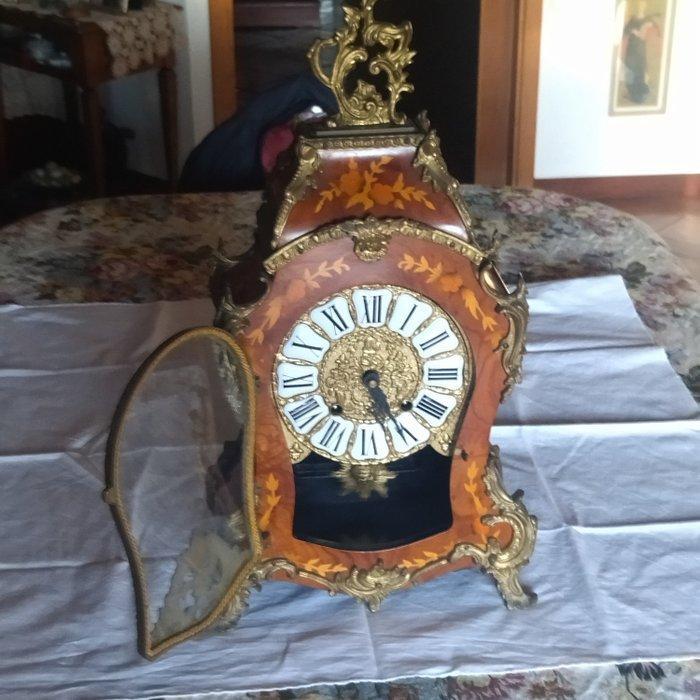 Boulle klok - Hout, Messing - 1960-1970, Antiek en Kunst, Antiek | Klokken