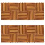 vidaXL Terrastegels 20 st verticaal patroon 30x30 cm, Doe-het-zelf en Verbouw, Vloerdelen en Plavuizen, Verzenden, Nieuw