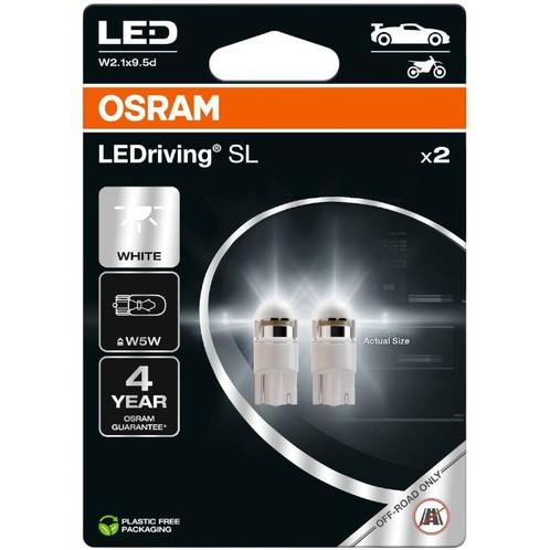 Osram W5W LEDriving SL White 6000K 2825DWP-2BL Autolampen, Auto-onderdelen, Verlichting, Nieuw, Verzenden