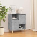 vidaXL Dressoir 60x35x70 cm bewerkt hout betongrijs, Huis en Inrichting, Kasten | Dressoirs, Verzenden, Nieuw, 50 tot 100 cm, 25 tot 50 cm
