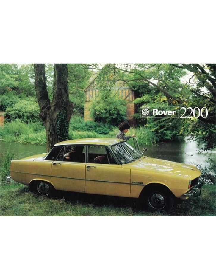 1973 ROVER 2200 BROCHURE NEDERLANDS, Boeken, Auto's | Folders en Tijdschriften
