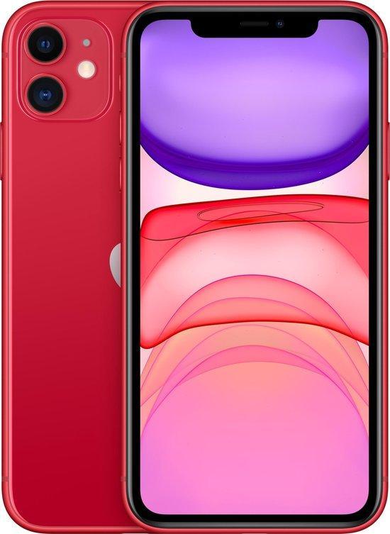 nieuwstaat Apple iPhone 11 (model 2019) 64GB rood 6.1 + 12, Telecommunicatie, Mobiele telefoons | Apple iPhone, Zo goed als nieuw