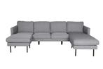 Chaise-Longue - Simon - Donkergrijs - Jörn, Huis en Inrichting, Verzenden, Nieuw