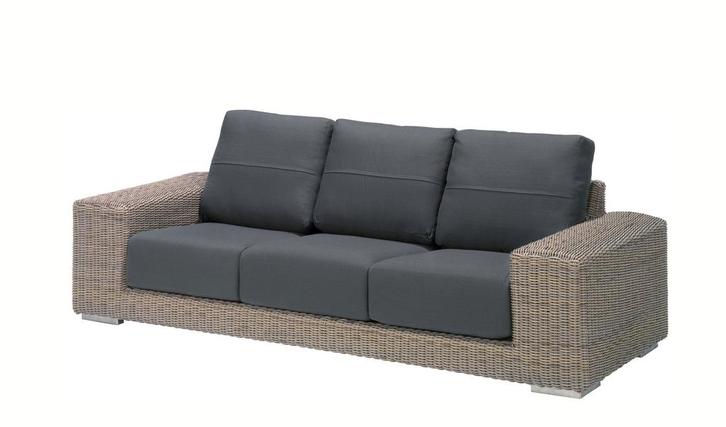 4 Seasons Outdoor Kingston 3-zits loungebank pure * SALE * |, Tuin en Terras, Tuinsets en Loungesets, Ophalen of Verzenden