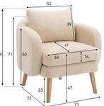 Gestoffeerde Fauteuil met Kussen – Luxe Zithoek voor Thuis, Huis en Inrichting, Stoelen, Verzenden, Nieuw