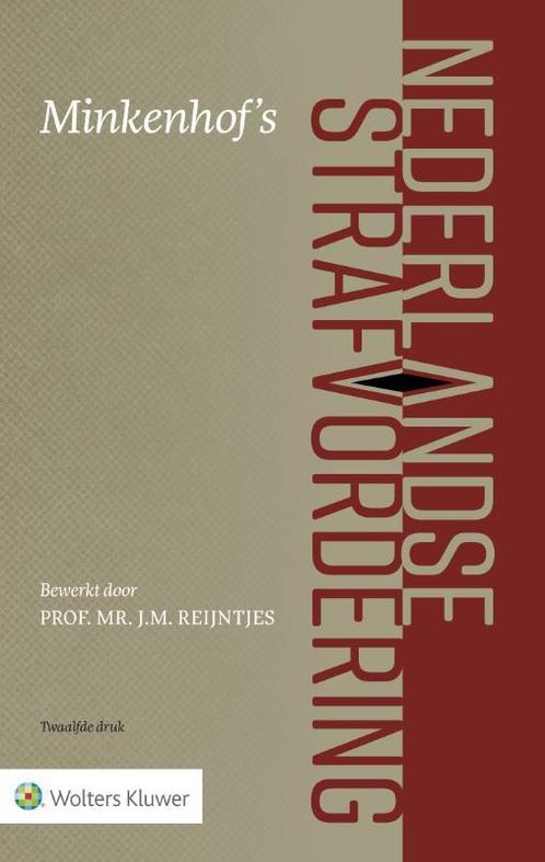 Minkenhofs Nederlandse strafvordering 9789013144017, Boeken, Wetenschap, Gelezen, Verzenden