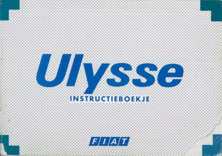1999 Fiat Ulysse Instructieboekje Handleiding Nederlands, Auto diversen, Handleidingen en Instructieboekjes, Verzenden