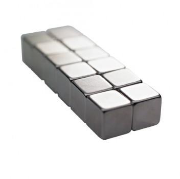 Glassboard magneet - vierkant - zilver - 12 - stuks, Zakelijke goederen, Kantoor en Winkelinrichting | Kantoormeubilair en Inrichting