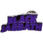 Black Sabbath - Purple Wavy Logo - Pin officiële merchandise, Verzamelen, Ophalen of Verzenden, Nieuw, Kleding