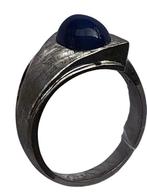 Ring - 14 karaat Witgoud Saffier - Wit goud 14K Saffier, Sieraden, Tassen en Uiterlijk, Ringen, Nieuw