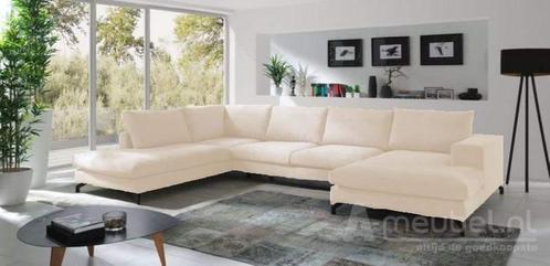 U-Bankstel Stroe - loungebanken - Creme, Huis en Inrichting, Banken | Sofa's en Chaises Longues, Nieuw, Stof