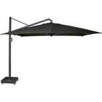 Icon zweefparasol 350x350 cm faded black met 150 KG voet en, Tuin en Terras, Ophalen of Verzenden, Nieuw