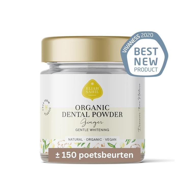 Tandpoeder Gember 45 g - Eliah Sahil, Sport en Fitness, Gezondheidsproducten en Wellness, Ophalen of Verzenden