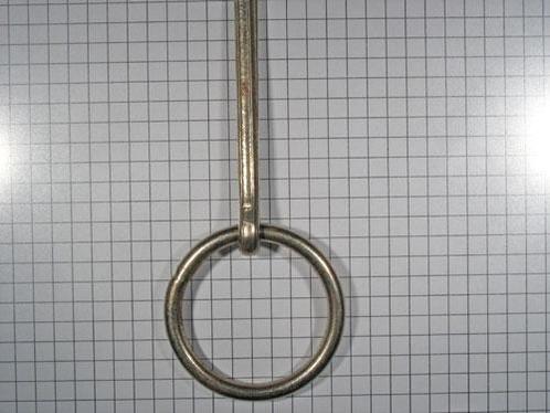 Ring ijzer blank met splitpen, Doe-het-zelf en Verbouw, Hang- en Sluitwerk, Verzenden