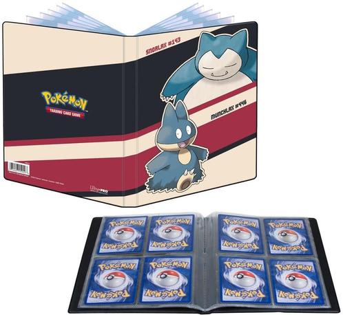 Pokemon 4-Pocket Portfolio - Snorlax & Munchlax | Ultra Pro, Hobby en Vrije tijd, Verzamelkaartspellen | Overige, Nieuw, Verzenden