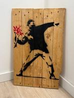 Banksy (1974) - Love is in the air (Flower thrower) - After