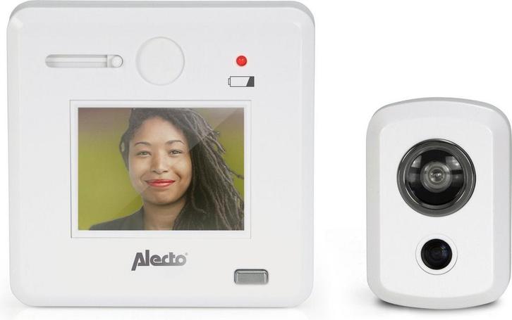 Alecto DC-700 Digitale deurspion met 2.4 scherm - Duidelijk, Audio, Tv en Foto, Videobewaking, Zo goed als nieuw, Verzenden