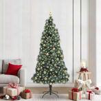 vidaXL Kunstmatige voorverlichte kerstboom met ballenset, Diversen, Kerst, Verzenden, Nieuw