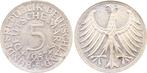 5 Mark Duitsland 5 duitse Mark 1957 F vorzueglich Erstabs..., Postzegels en Munten, Munten | Europa | Niet-Euromunten, Verzenden