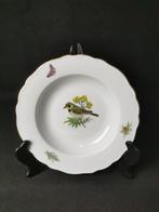 Meissen Meraviglioso piatto fondo a motivo uccelli D. 23cm, Antiek en Kunst