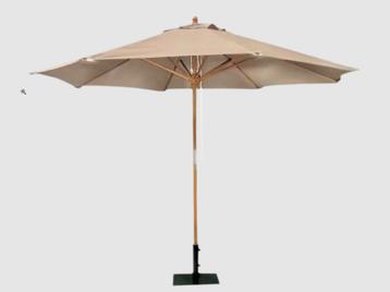 Tweedekans | Belavi Houten Parasol - Waterafstotend beschikbaar voor biedingen