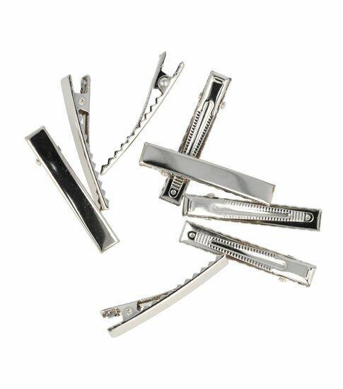 Haarspeld Alligator Recht 4,7cm Zilver 8 Stuks, Sieraden, Tassen en Uiterlijk, Uiterlijk | Haarverzorging, Verzenden