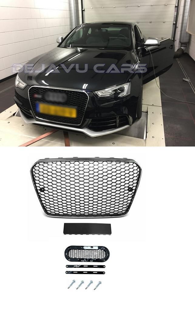 RS5 Look Front Grill voor Audi A5 B8 / S line / S5, Auto diversen, Tuning en Styling, Ophalen of Verzenden