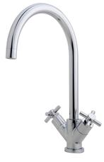 Cross keukenmengkraan 2-knops chroom, Verzenden, Nieuw