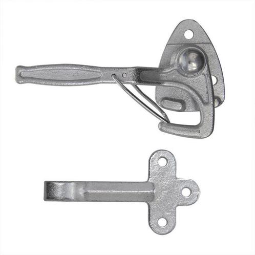 ProPlus Klephaak met opschroefoog - links - 140 mm - staa..., Auto diversen, Aanhangwagen-onderdelen, Nieuw, Ophalen of Verzenden
