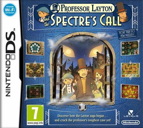 Professor Layton en de Melodie van het Spook (DS) 3DS, Spelcomputers en Games, Games | Nintendo DS, Zo goed als nieuw, Ophalen of Verzenden