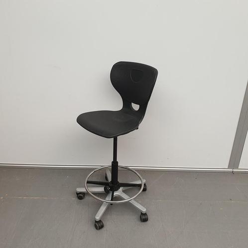 Proform design hoge werkplaatsstoel - grijs kunststof - ihv, Huis en Inrichting, Stoelen, Ophalen of Verzenden