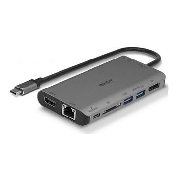 Lindy USB 3.2 Type C Mini Dock 4K HDMI +  DisplayPort beschikbaar voor biedingen