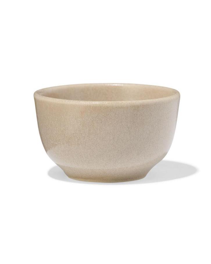 HEMA Hoog schaaltje Ø7cm PUUR reactief glazuur beige, Huis en Inrichting, Keuken | Keukenbenodigdheden, Nieuw, Verzenden