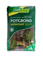 Potgrond universeel zak 40 ltr., Verzenden, Potgrond