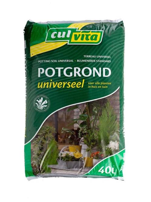 Potgrond universeel zak 40 ltr., Tuin en Terras, Aarde en Mest, Potgrond, Verzenden