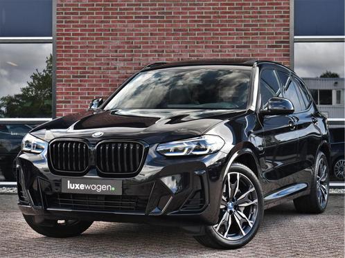 Zakelijke Lease |  BMW X3 xDrive30e M-Sport, Auto's, BMW, Dealer onderhouden, Lease, Zwart, Automaat, SUV of Terreinwagen, Financial lease
