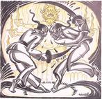 Oorlog in het verre Oosten op spotprent (lijst optie), Antiek en Kunst, Verzenden