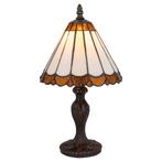 Tiffany tafellamp – Verfijnde Zuilpanelen – Ø 20 × H 36 cm, Verzenden, Nieuw