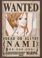 Poster One Piece Wanted Nami 38x52cm, Verzenden, Nieuw, A1 t/m A3