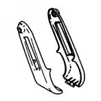 Thule Elite G2 hinge covers black (1l+1r), Nieuw