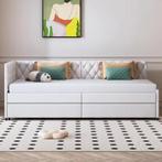 Dagbed 90x200 met Uittrekbed en Lattenbodem, Verzenden, Nieuw