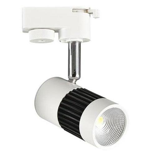 LED Railverlichting - 8W Rond - 4200K - Mat Zwart, Huis en Inrichting, Lampen | Spots, Plafondspot of Wandspot, Nieuw, Led, Metaal of Aluminium
