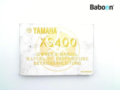 Instructie Boek Yamaha XS 400 1976-1982 (XS400) English,, Motoren, Onderdelen | Yamaha, Gebruikt, Verzenden