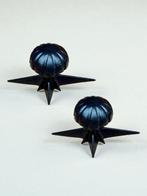 Deurklink - 1920-1930 - Set van twee deurknoppen met, Antiek en Kunst