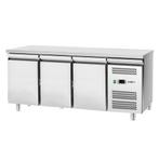 GGM Gastro | Bakkerij koelwerkbank Eco - 2000x800mm - met 3, Verzenden, Nieuw in verpakking, RVS Meubilair