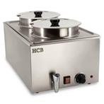 HCB Bain marie - hotpot - 2 x 6 liter - 230V - RVS, Verzenden, Nieuw in verpakking, Overige typen