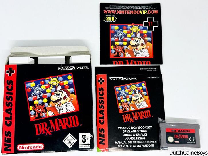 Gameboy Advance / GBA - Dr. Mario - Nes Classics - NEU6, Spelcomputers en Games, Games | Nintendo Game Boy, Gebruikt, Verzenden